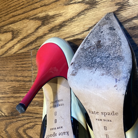 Color blocking KSNY Pointed Toe Stilettos High Heels - Picture 8 of 9